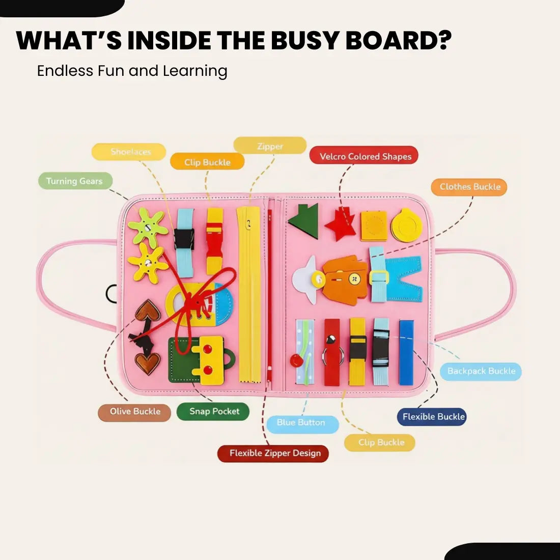 Busy Board —The Travel Toy