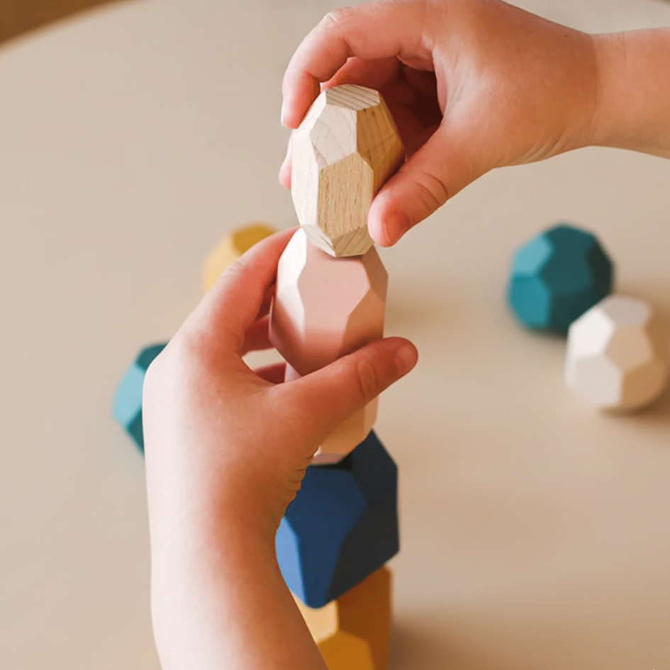 Wooden Balancing Stones
